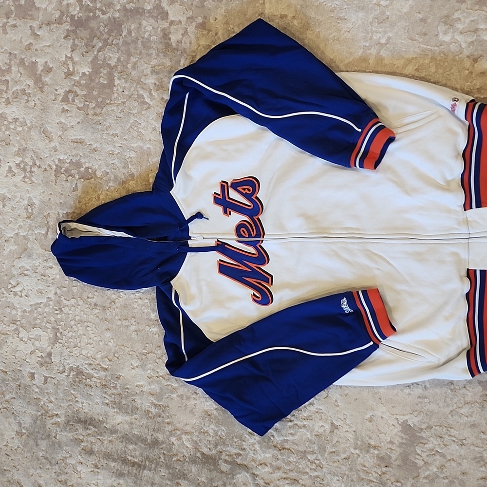 NY Mets Zippered Sweatshirt 2XL Switches